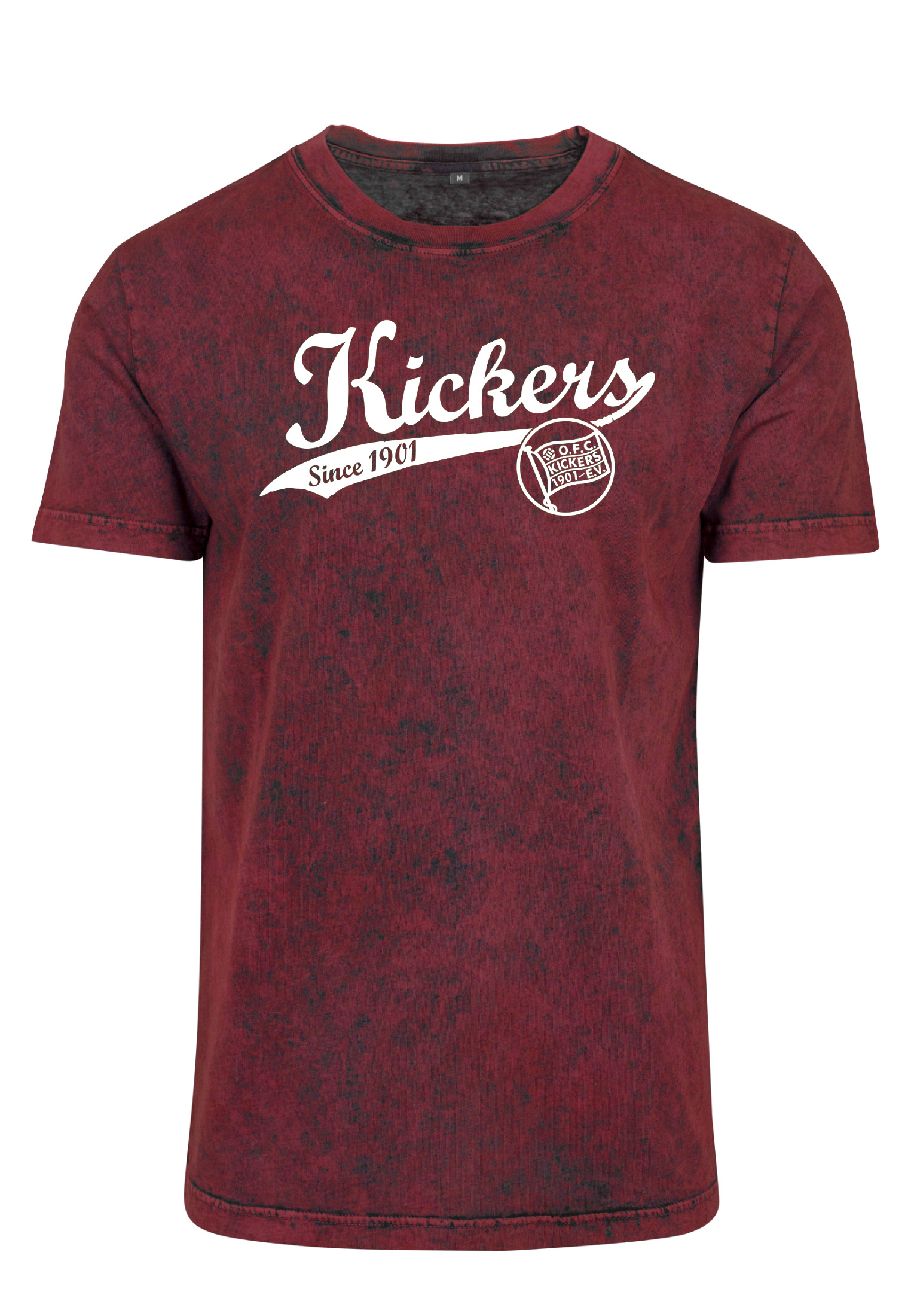 T-Shirt "Acid" Burgundy
