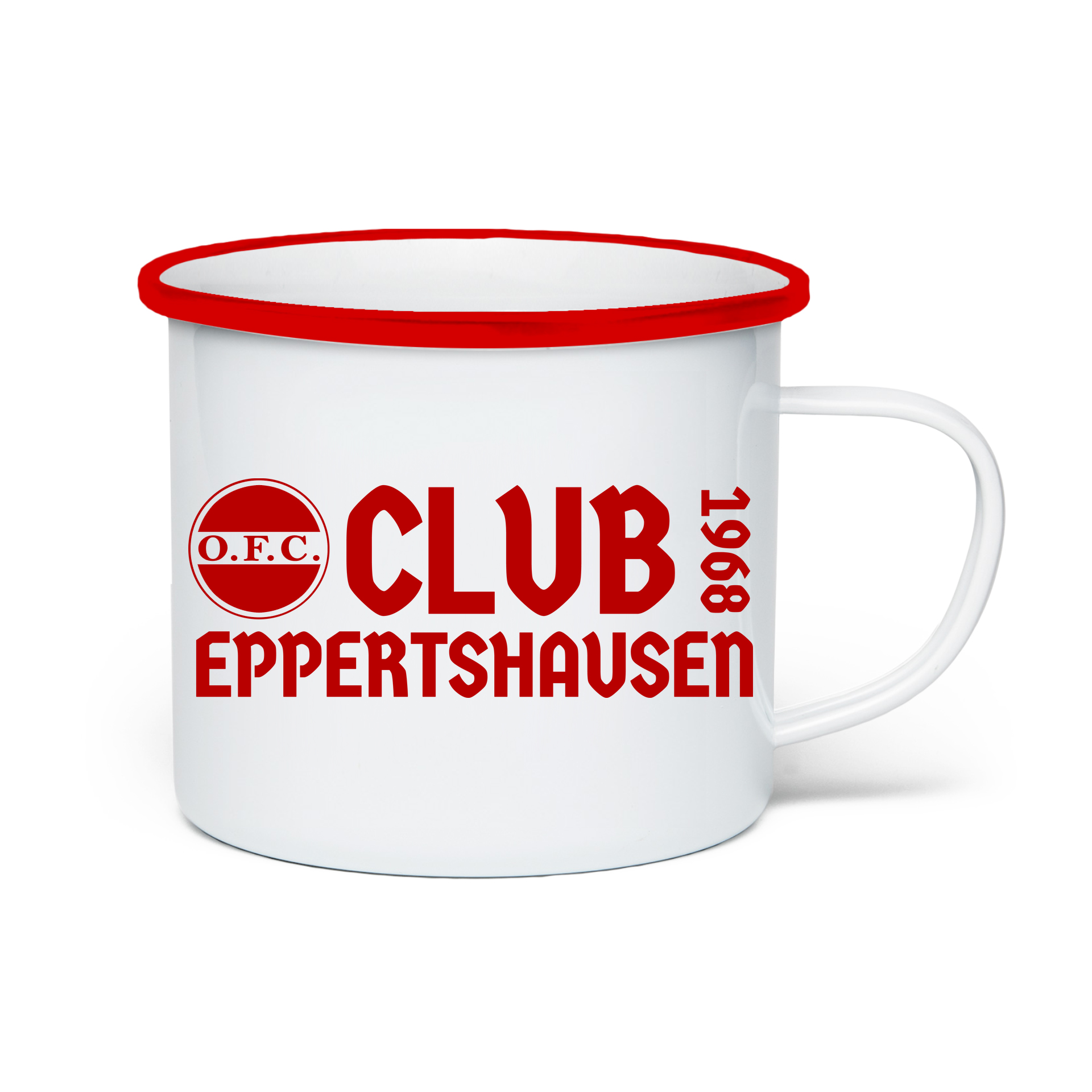 Emaille-Becher "Eppertshausen" Oldschool