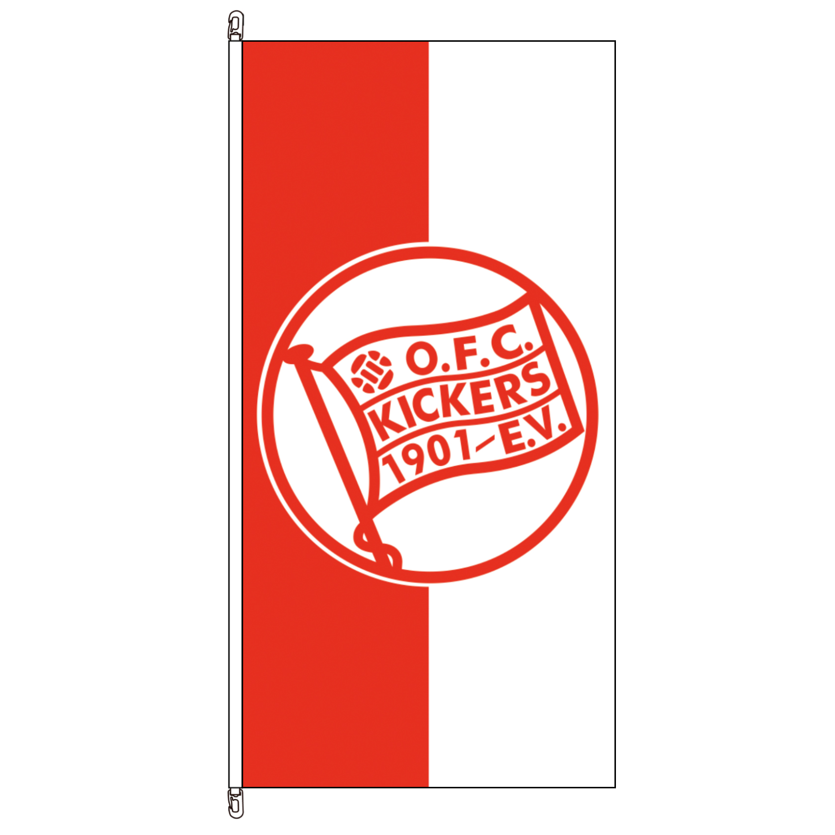 Hissfahne "Hochkant" 100x200cm