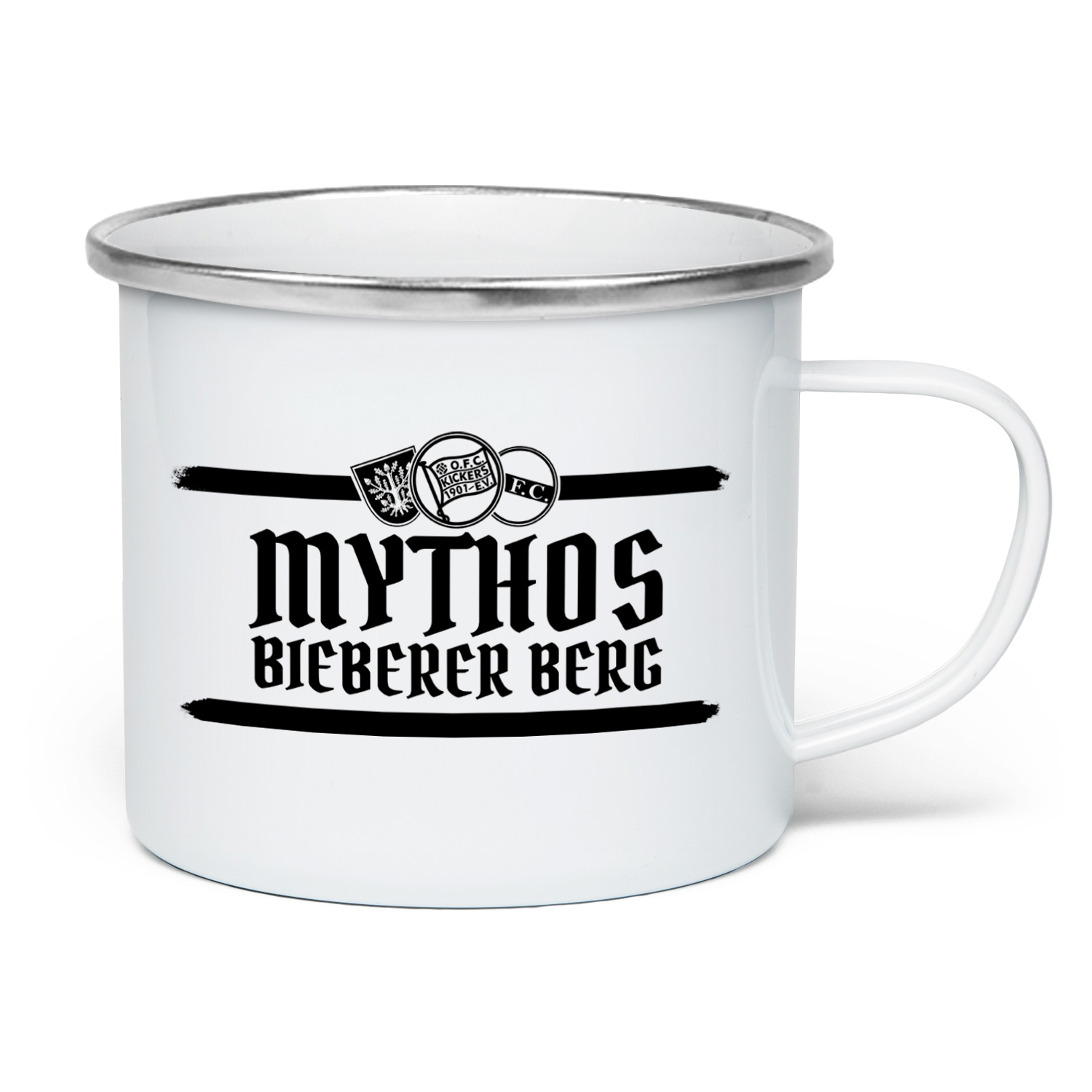 Emaille-Becher "Mythos"