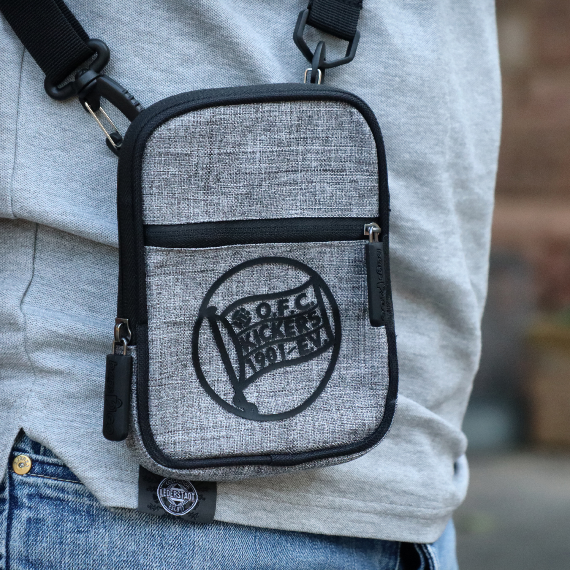 Schultertasche "Ton in Ton"