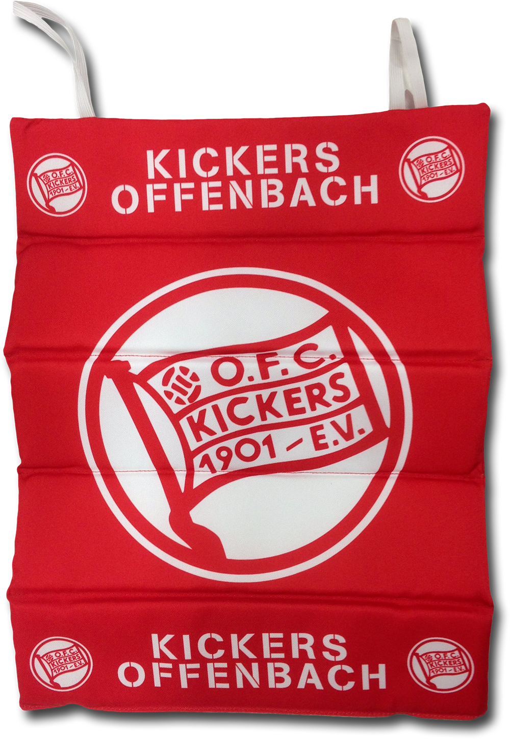 Sitzkissen "Rot und Weiß"