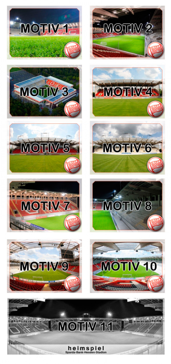 Postkarten "Stadion"